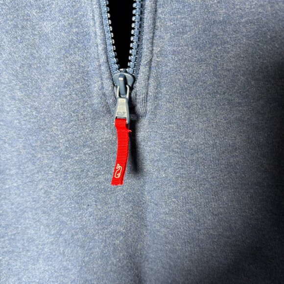 VINEYARD VINES- Size Small, Plaid Trim, 1/4 Zip Sweatshirt - Picture 5 of 10